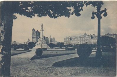 POSTAL DE ARGENTINA. PASEANDO POR BUENOS AIRES, Nº14. PLAZA Y MONUMENTO DE COLÓN