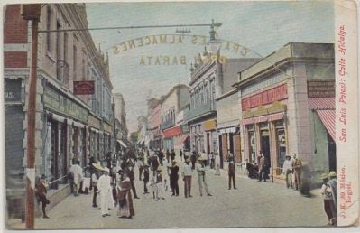 POSTAL DE MEXICO. SAN LUIS DE POTOSI. CALLE HIDALGO