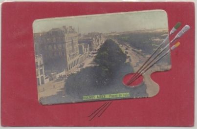 POSTAL DE ARGENTINA. BUENOS AIRES. PASEO DE JULIO