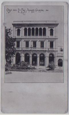 POSTAL DE ARGENTINA. BUENOS AIRES. CASA JUAREZ CELMAN. FORMATO EN ALUMINIO