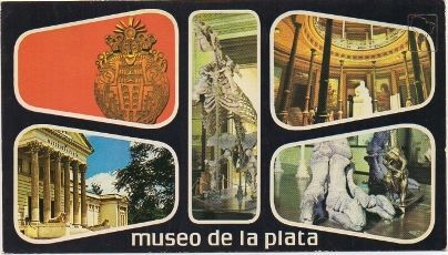 POSTAL DE ARGENTINA. MUSEO DE LA PLATA. VARIAS VISTAS