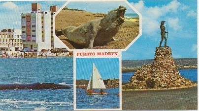 POSTAL DE ARGENTINA. PUERTO MADRYN. CHUBUT. VISTAS VARIAS