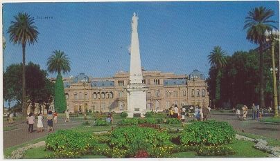 POSTAL DE ARGENTINA. BUENOS AIRES. PZA. DE MAYO. CASA DE GOBIERNO