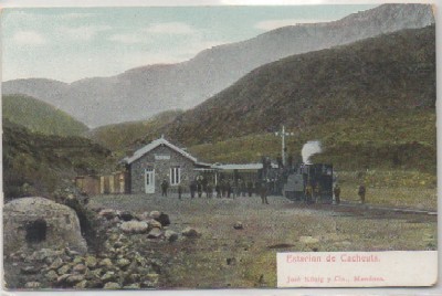 POSTAL DE ARGENTINA. ESTACION DE CACHEUTA Nº 6773