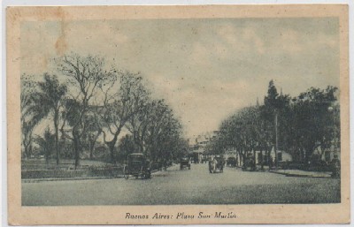 POSTAL DE ARGENTINA. BUENOS AIRES. PLAZA DE SAN MARTIN