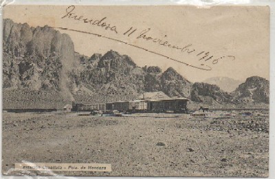 POSTAL DE ARGENTINA. ESTACION DE USPALLATA. PCIA. DE MENDOZA