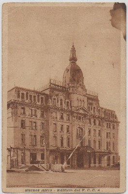 POSTAL DE ARGENTINA. BUENOS AIRES. EDIFICIO DEL F.C.C.A.