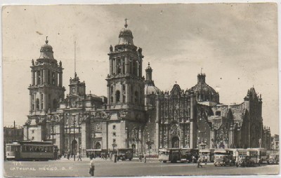 POSTAL DE MEXICO D.F. CATEDRAL