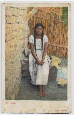 POSTAL DE MEXICO. MARIA NATIVA