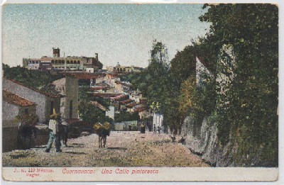 POSTAL DE MEXICO. CUERNAVACA. UNA CALLE PINTORESCA