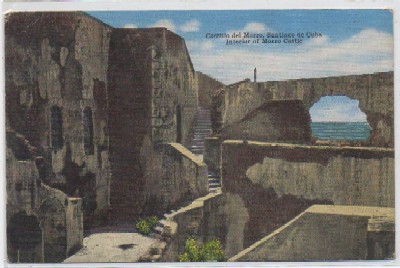 POSTAL DE CUBA. SANTIAGO DE CUBA. CASTILLO DEL MORRO