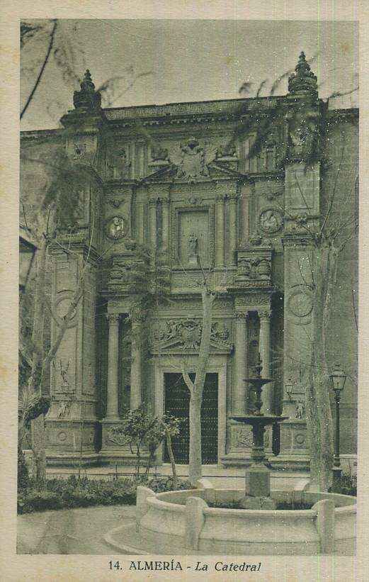 POSTAL ANTIGUA DE ALMERIA Nº 14 LA CATEDRAL