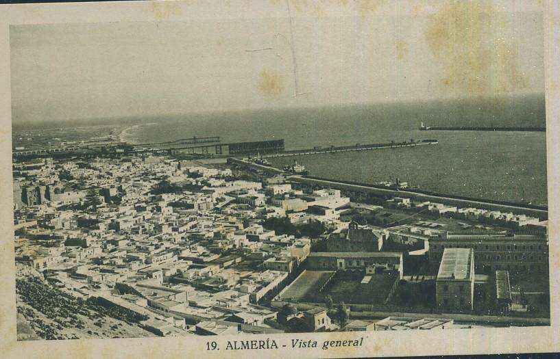 POSTAL ANTIGUA DE ALMERIA Nº 19 VISTA GENERAL