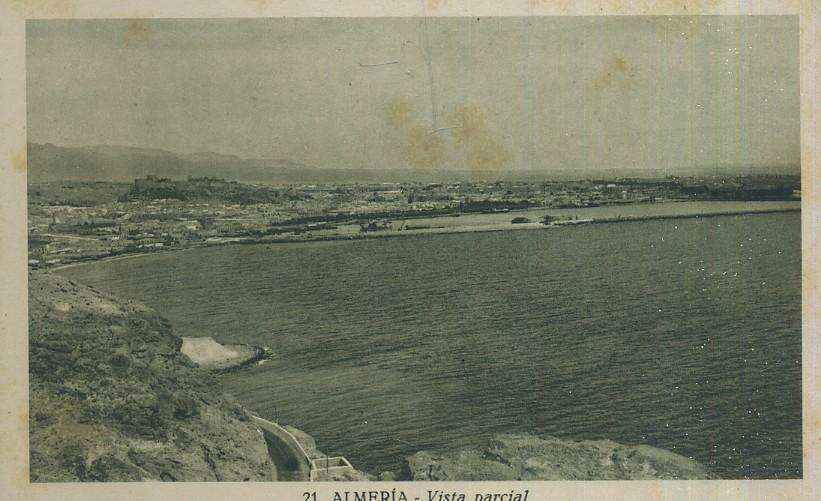 POSTAL ANTIGUA DE ALMERIA Nº 21 VISTA PARCIAL
