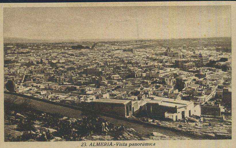 POSTAL ANTIGUA DE ALMERIA Nº 23 VISTA PANORAMICA