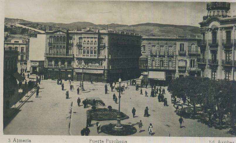 POSTAL DE ALMERIA  Nº 3  PUERTA PURCHENA