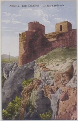 POSTAL ANTIGUA DE ALMERIA. SAN CRISTOBAL. LA TORRE REDONDA