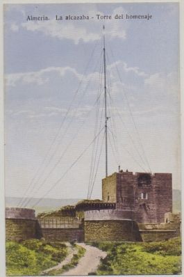 POSTAL ANTIGUA DE ALMERIA. TORRE DEL HOMENAJE