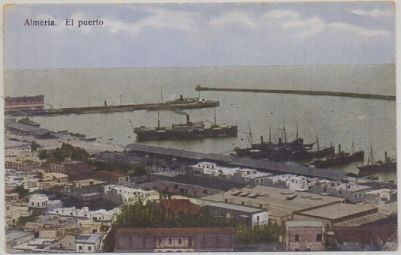 POSTAL ANTIGUA DE ALMERIA. EL PUERTO