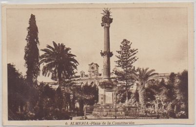 POSTAL ANTIGUA DE ALMERIA. PLAZA DE LA CONSTITUCION Nº 6