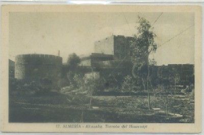 POSTAL ANTIGUA DE ALMERIA. TORREON EL HOMENAJE Nº 17
