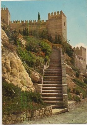 POSTAL DE ALMERIA. MURALLAS DE LA ALCAZABA Nº 2039