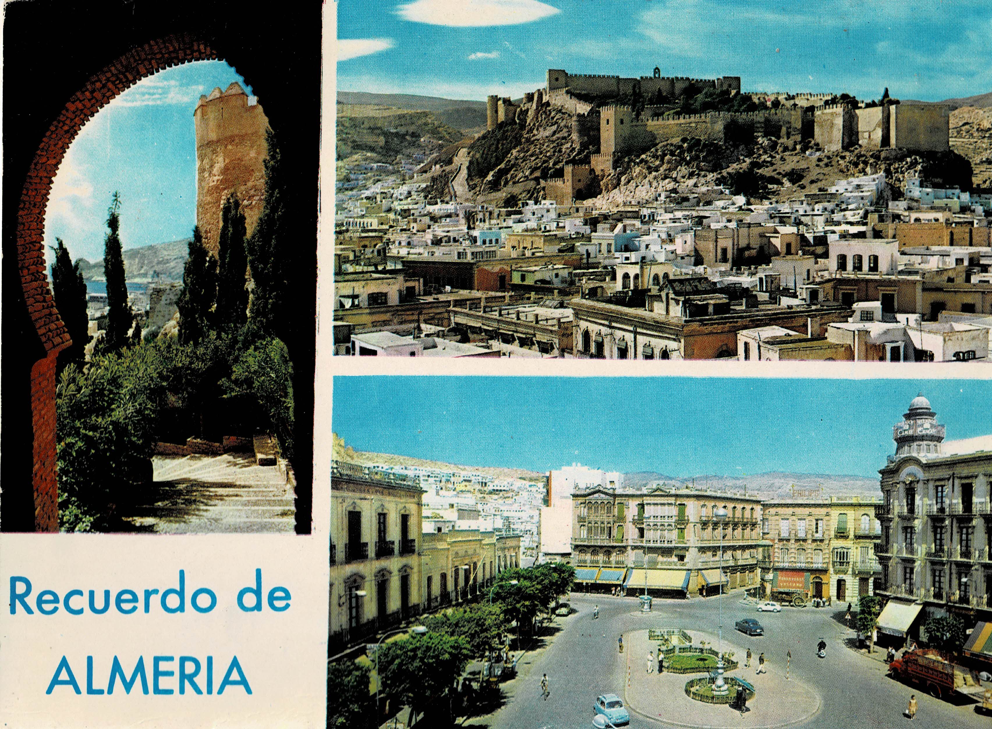 POSTAL MODERNA DE ALMERIA. RECUERDO DE ALMERIA