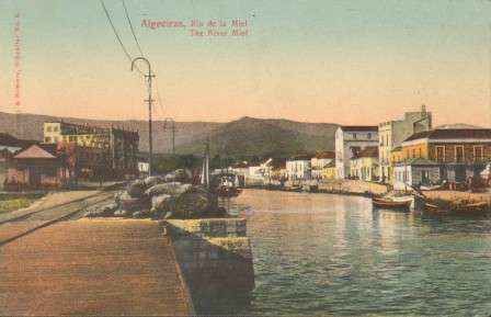 POSTAL ANTIGUA DE ALGECIRAS (CADIZ). RIO DE LA MIEL.