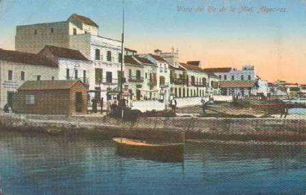 POSTAL ANTIGUA DE ALGECIRAS (CADIZ). VISTA DEL RIO DE LA MIEL.