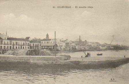 POSTAL ANTIGUA DE ALGECIRAS (CADIZ). Nº 41. EL MUELLE VIEJO.
