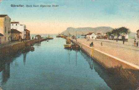 POSTAL ANTIGUA DE ALGECIRAS (CADIZ). ROCK FROM ALGECIRAS RIVER. GIBRALTAR. Nº 8