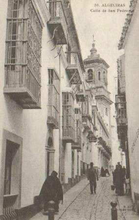 POSTAL ANTIGUA DE ALGECIRAS (CADIZ). CALLE SAN PEDRO.