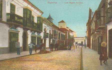 POSTAL ANTIGUA DE ALGECIRAS (CADIZ). CALLE REGINO MARTINEZ.