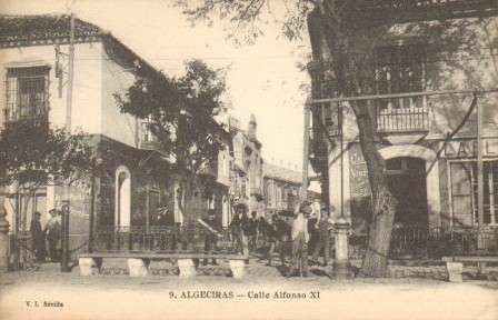 POSTAL ANTIGUA DE ALGECIRAS (CADIZ). CALLE ALFONSO XI.
