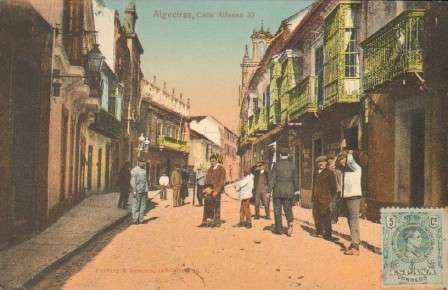 POSTAL ANTIGUA DE ALGECIRAS (CADIZ). CALLE ALFONSO XI.