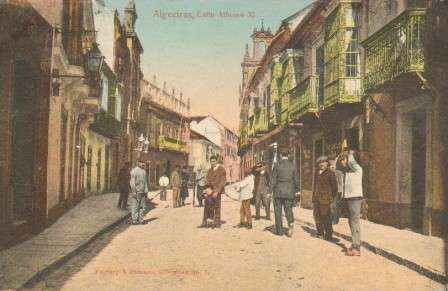 POSTAL ANTIGUA DE ALGECIRAS (CADIZ). CALLE ALFONSO XI.