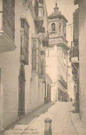 POSTAL ANTIGUA DE ALGECIRAS (CADIZ). UNA CALLE.