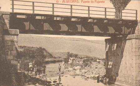 POSTAL ANTIGUA DE ALGECIRAS (CADIZ). PUENTE DE PAJARETE.