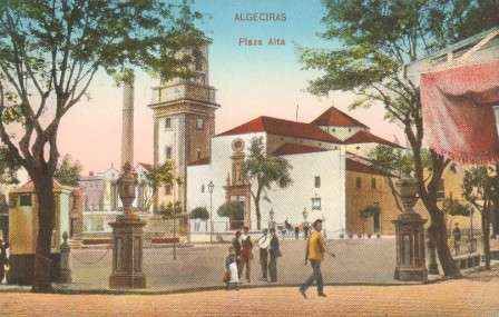 POSTAL ANTIGUA DE ALGECIRAS (CADIZ). PLAZA ALTA.