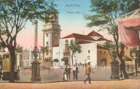 POSTAL ANTIGUA DE ALGECIRAS (CADIZ). PLAZA ALTA.