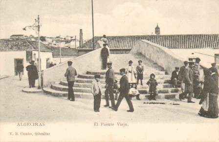 POSTAL ANTIGUA DE ALGECIRAS (CADIZ). EL PUENTE VIEJO.