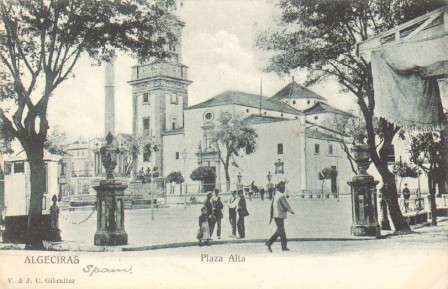 POSTAL ANTIGUA DE ALGECIRAS (CADIZ). PLAZA ALTA.