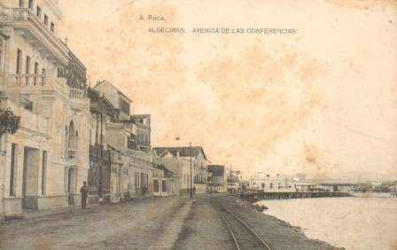 POSTAL ANTIGUA DE ALGECIRAS (CADIZ). AVENIDA DE LAS CONFERENCIAS.
