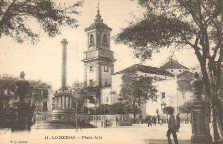 POSTAL ANTIGUA DE ALGECIRAS (CADIZ). PLAZA ALTA.