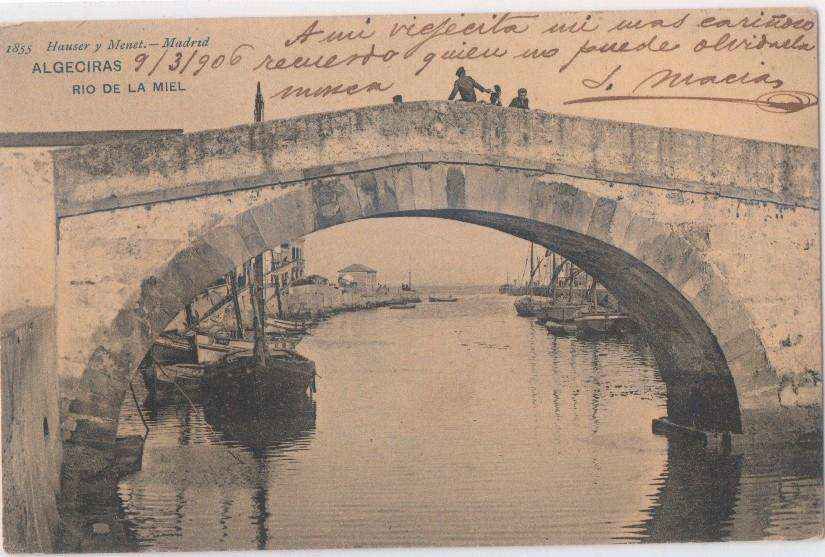POSTAL DE ALGECIRAS (CADIZ). RIO DE LA MIEL