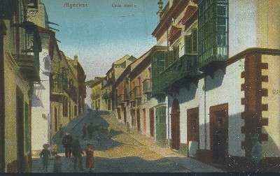 POSTAL ANTIGUA DE ALGECIRAS (CADIZ) CALLE REAL