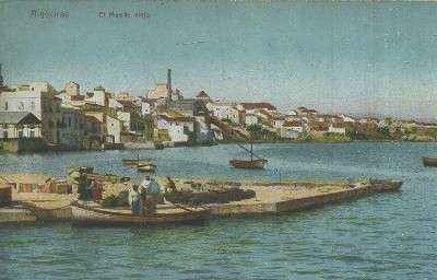 POSTAL ANTIGUA DE ALGECIRAS (CADIZ) EL MUELLE VIEJO