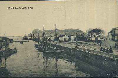 POSTAL ANTIGUA DE ALGECIRAS (CADIZ) ROCK FROM ALGECIRAS