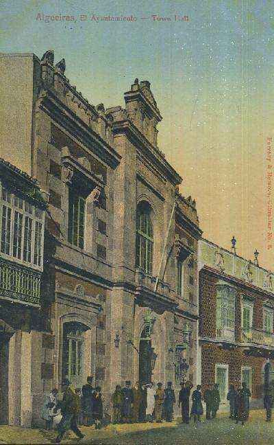 POSTAL ANTIGUA DE ALGECIRAS (CADIZ) EL AYUNTAMIENTO