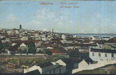 POSTAL ANTIGUA DE ALGECIRAS (CADIZ) VISTA GENERAL